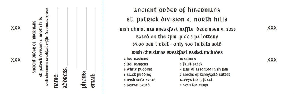 raffle ticket